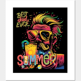 dad best ever Posters and Art